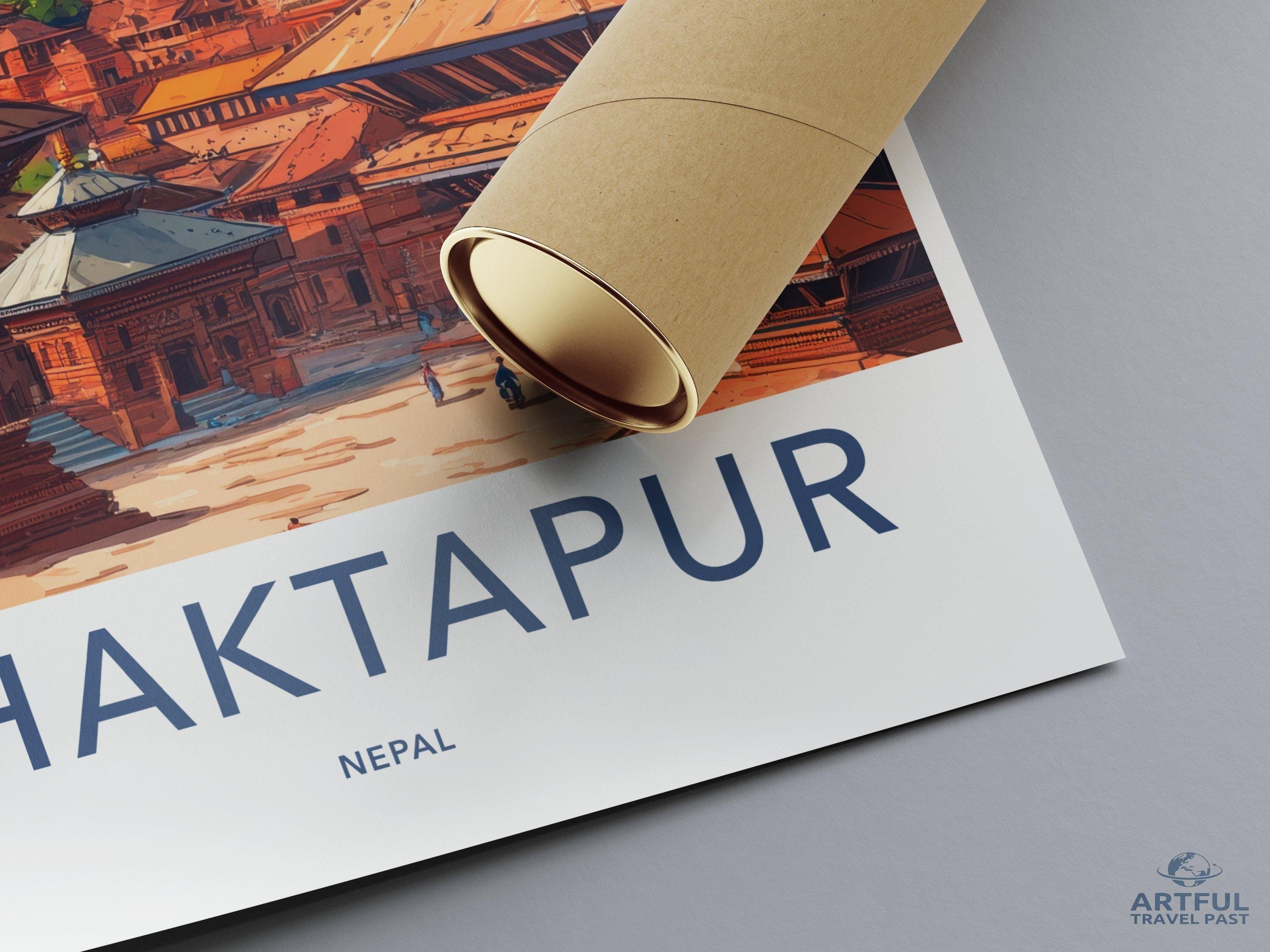 Bhaktapur Poster - Nepal Wall Art