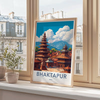 Bhaktapur Poster - Nepal Wall Art