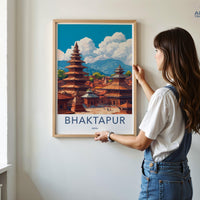 Bhaktapur Poster - Nepal Wall Art