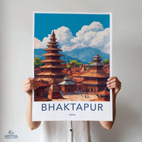 Bhaktapur Poster - Nepal Wall Art