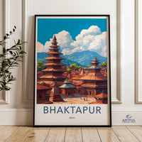 Bhaktapur Poster - Nepal Wall Art