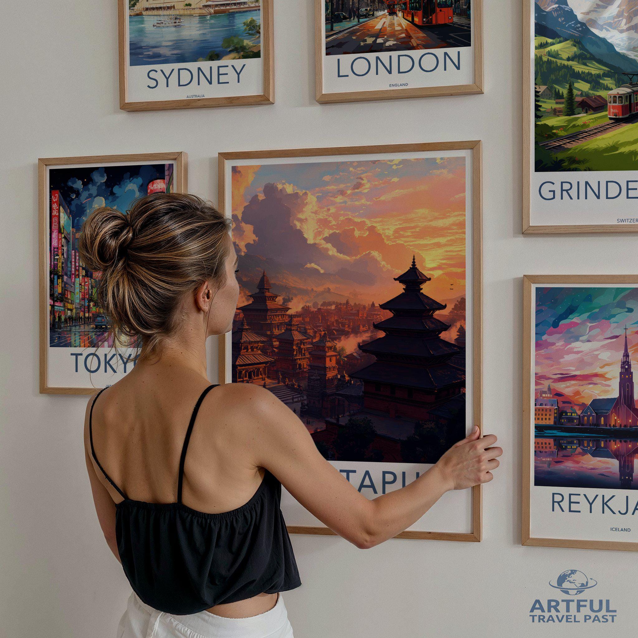 Bhaktapur Poster - Nepal Wall Art