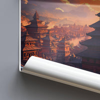 Bhaktapur Poster - Nepal Wall Art