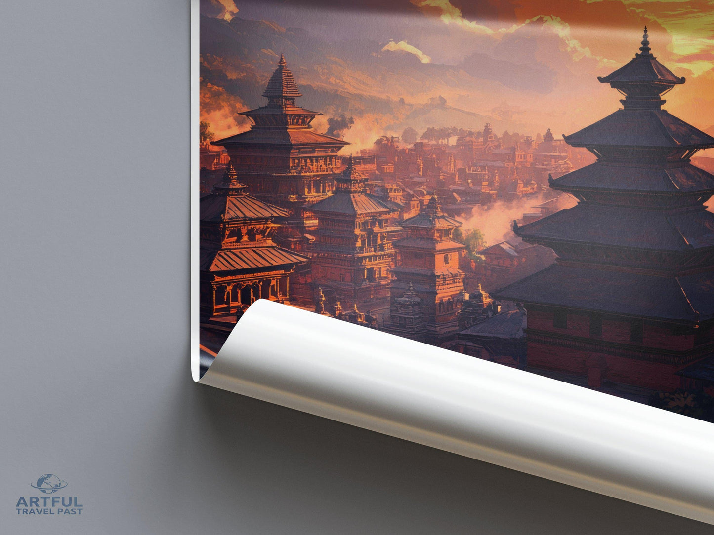 Bhaktapur Poster - Nepal Wall Art