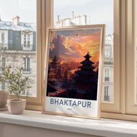 Bhaktapur Poster - Nepal Wall Art