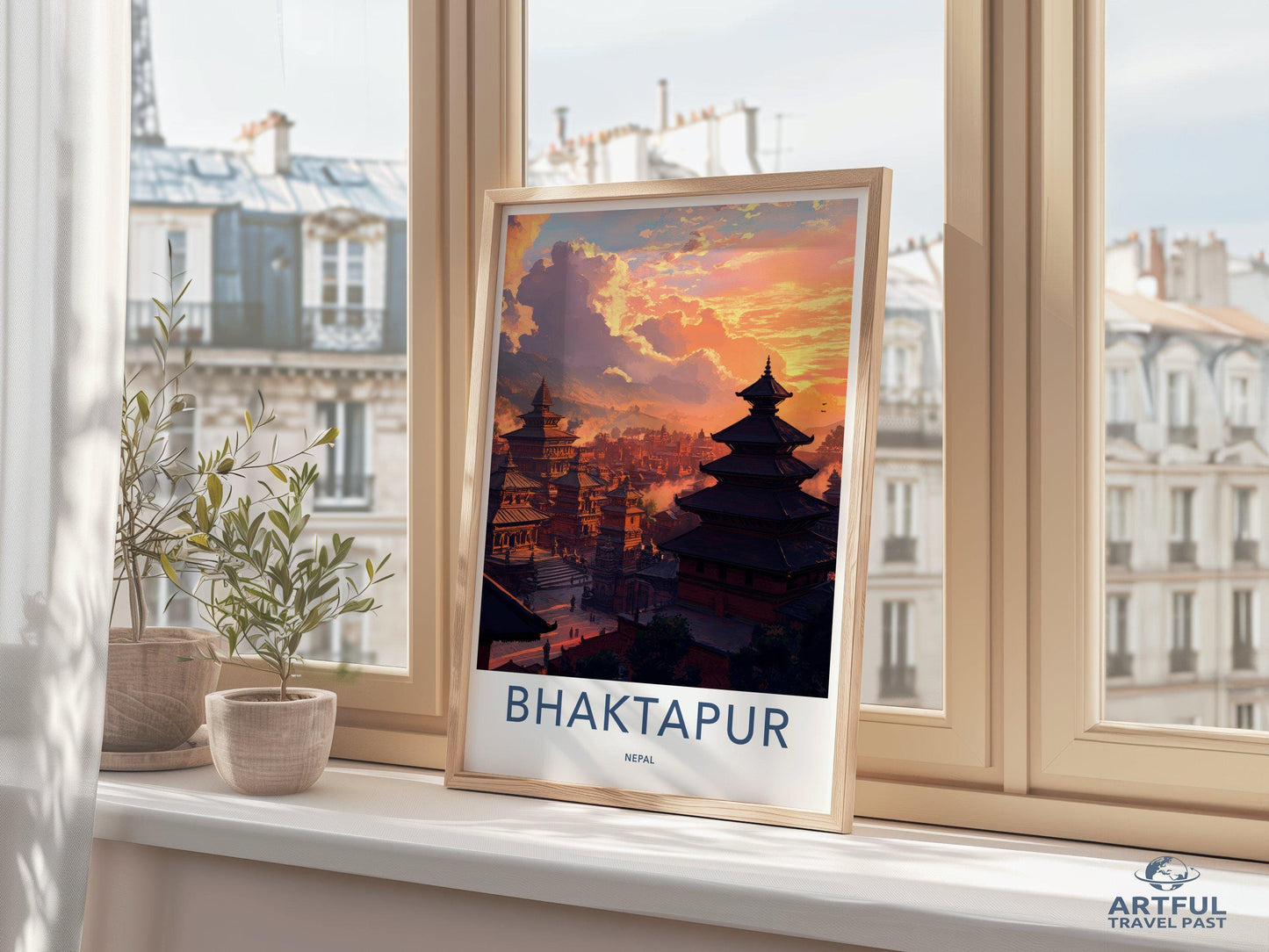 Bhaktapur Poster - Nepal Wall Art
