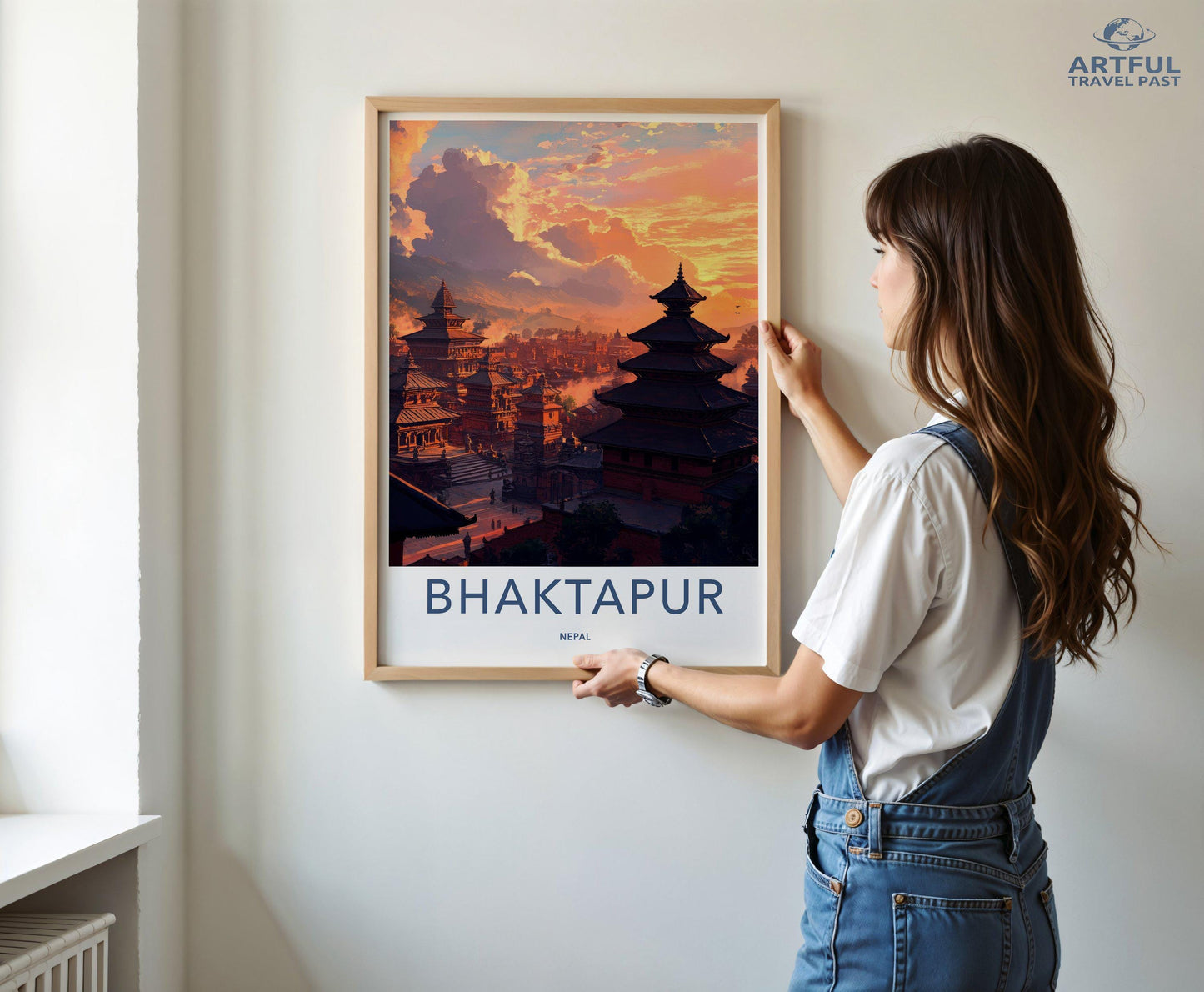 Bhaktapur Poster - Nepal Wall Art