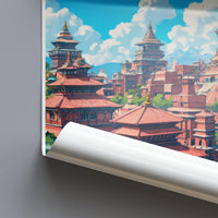 Bhaktapur Poster - Nepal Wall Art