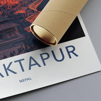 Bhaktapur Poster - Nepal Wall Art