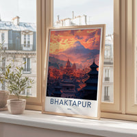 Bhaktapur Poster - Nepal Wall Art