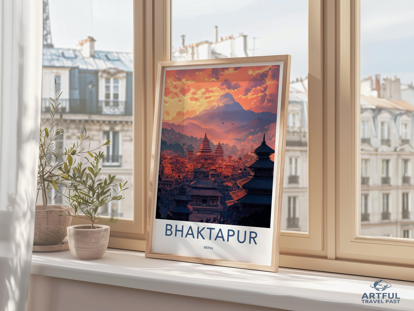 Bhaktapur Poster - Nepal Wall Art
