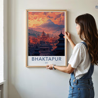 Bhaktapur Poster - Nepal Wall Art