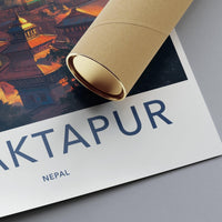 Bhaktapur Poster - Nepal Wall Art