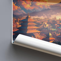 Bhaktapur Poster - Nepal Wall Art