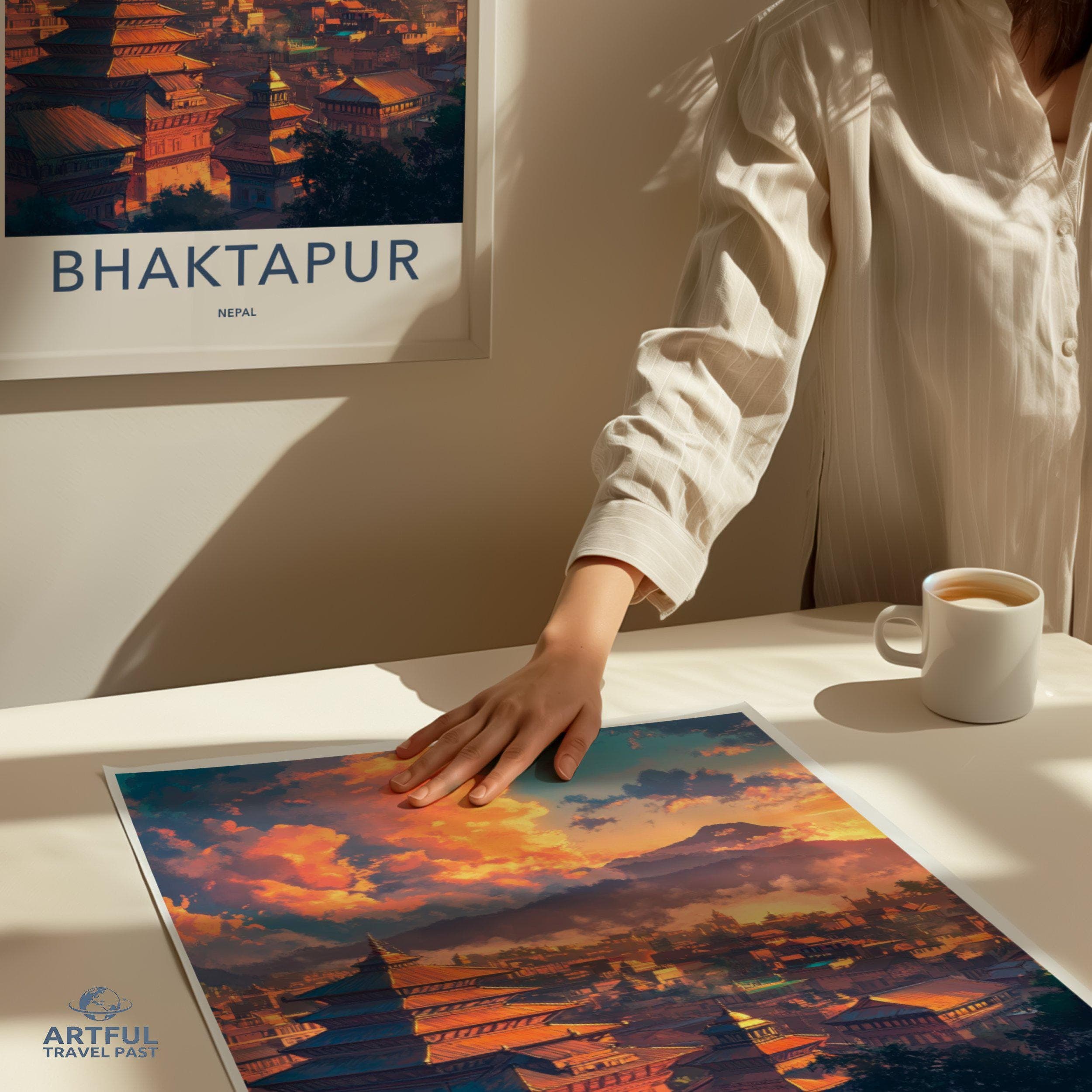 Bhaktapur Poster - Nepal Wall Art