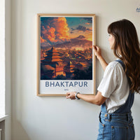Bhaktapur Poster - Nepal Wall Art