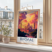 Bhopal Poster | Madhya Pradesh Wall Art | India Decor