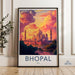 Bhopal Poster | Madhya Pradesh Wall Art | India Decor