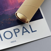 Bhopal Poster | Madhya Pradesh Wall Art | India Decor