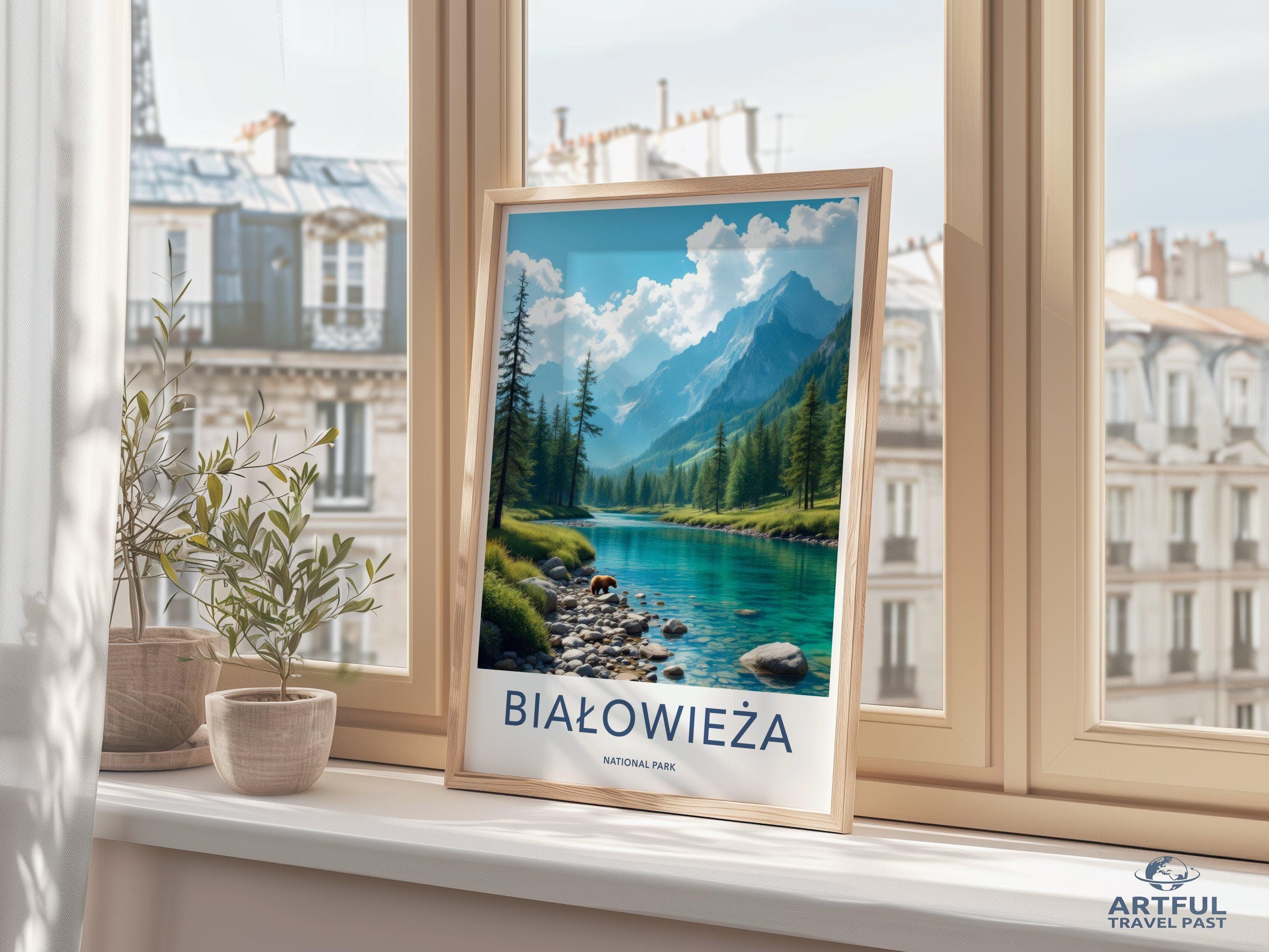 Białowieża Forest National Park Poster | Poland Wall Art