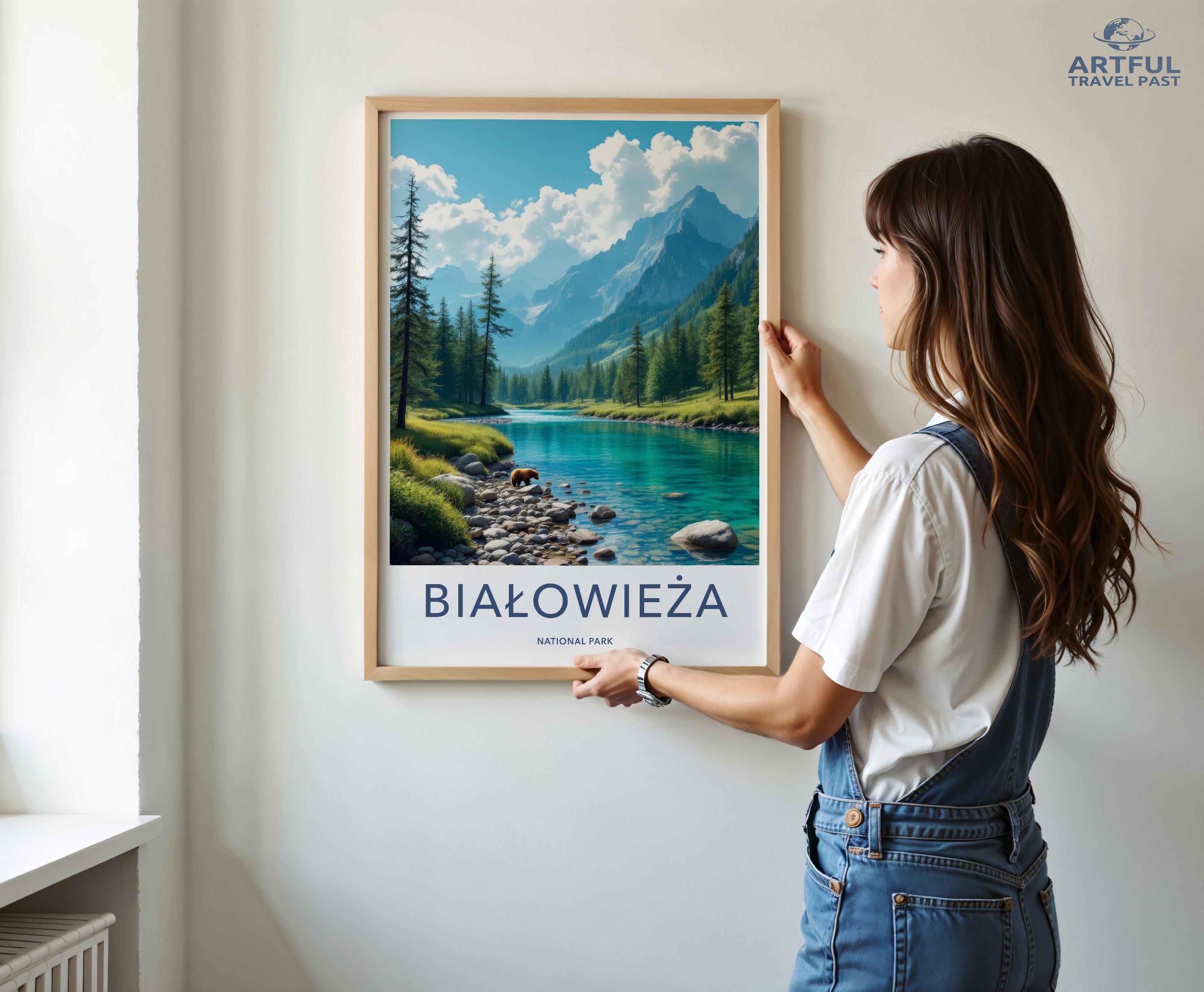 Białowieża Forest National Park Poster | Poland Wall Art