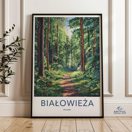 Białowieża Forest Poster  - Poland Wall Art