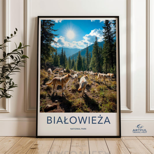 Białowieża National Park Poster