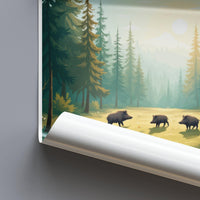 Białowieża National Park Poster