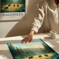 Białowieża National Park Poster