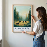 Białowieża National Park Poster