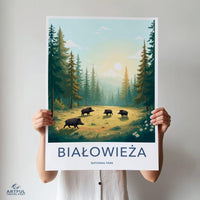 Białowieża National Park Poster