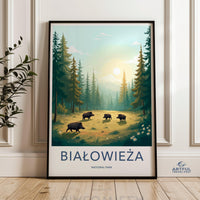 Białowieża National Park Poster
