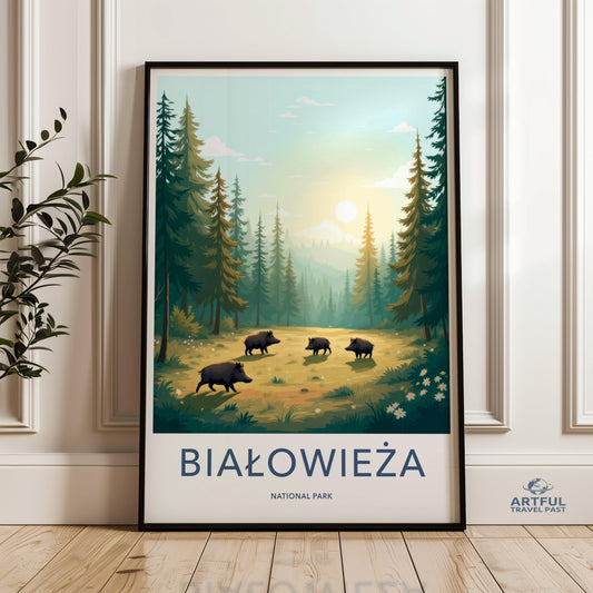 Białowieża National Park Poster