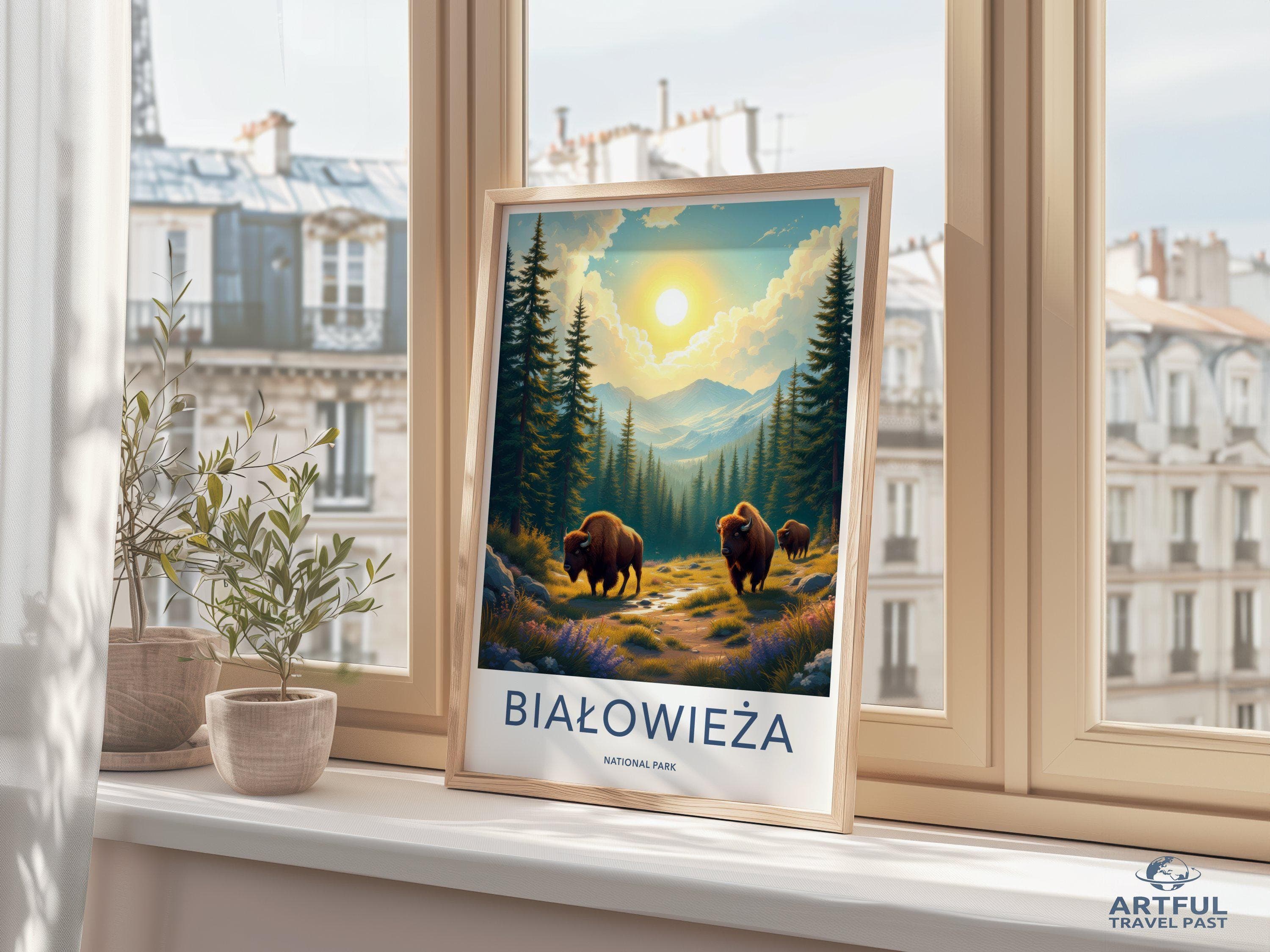 Białowieża National Park Poster | Poland Wall Art