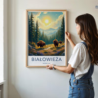 Białowieża National Park Poster - Poland Wall Art