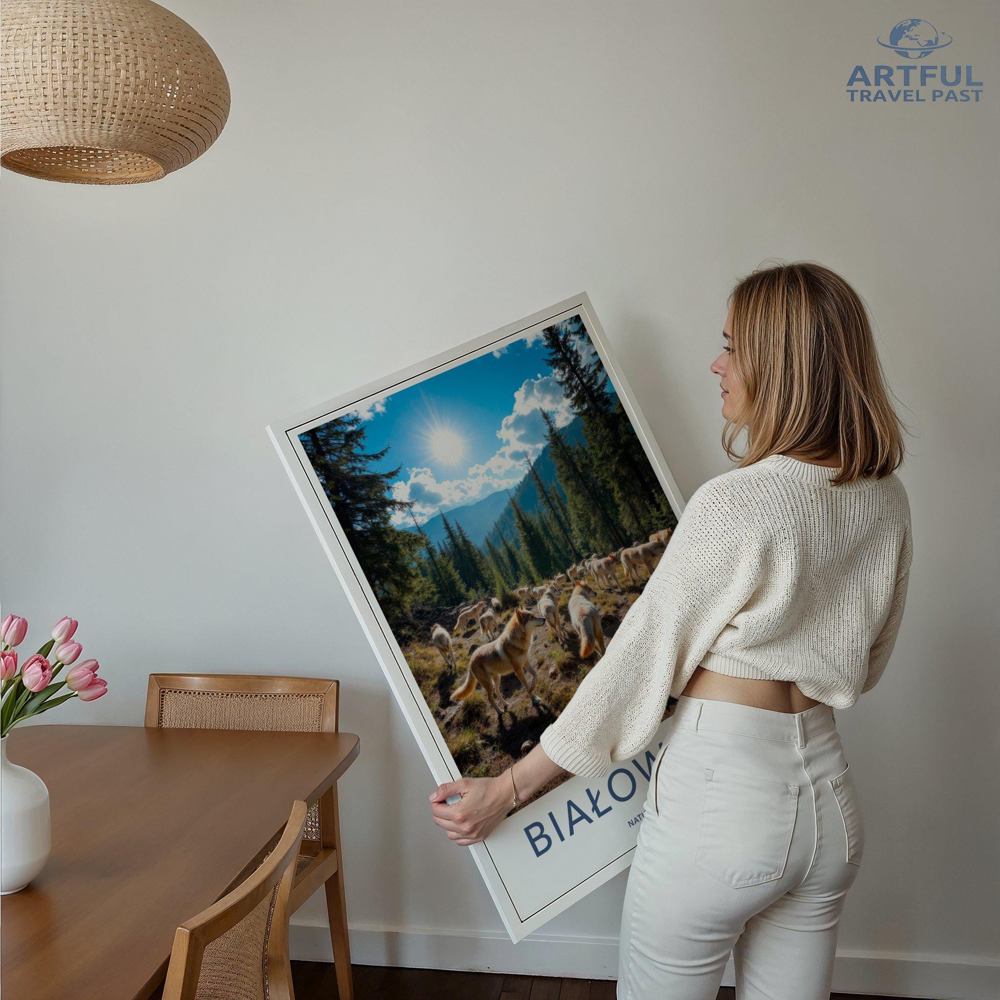 Białowieża National Park Poster | Poland Wall Art