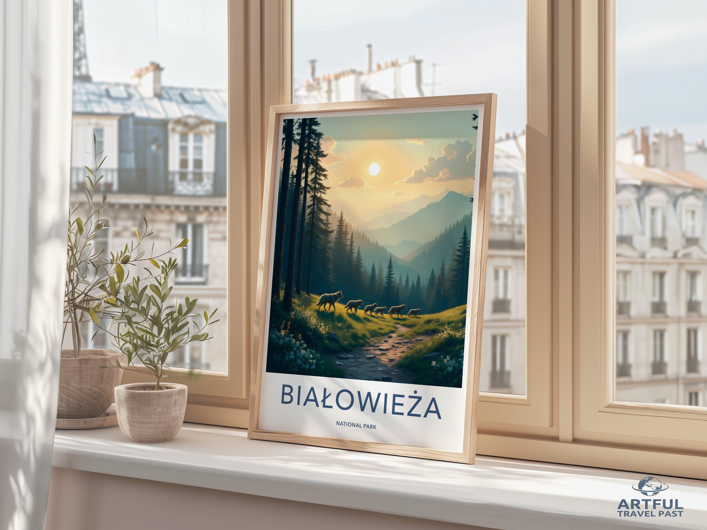 Białowieża National Park Poster | Poland Wall Art