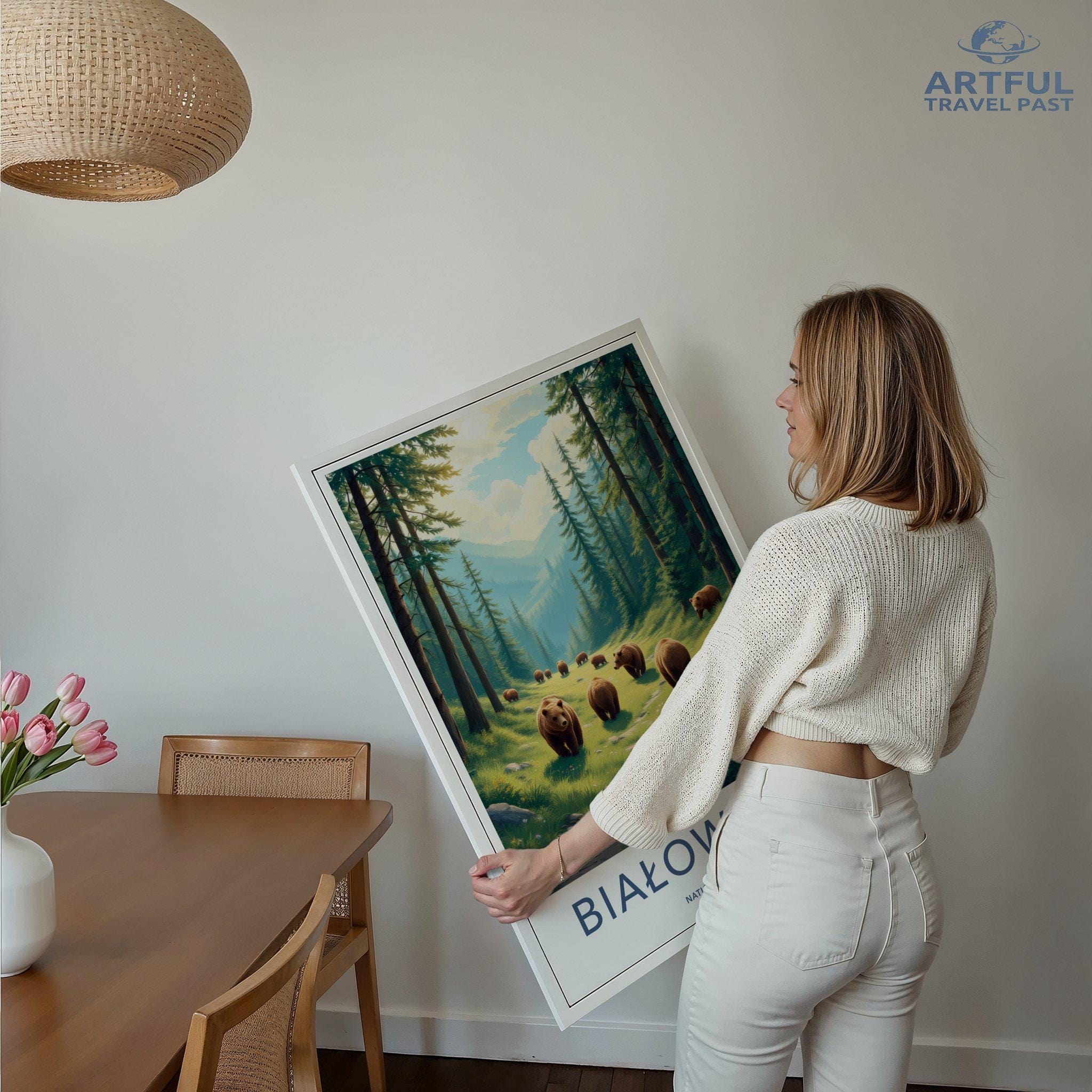 Białowieża National Park Poster | Poland Wall Art