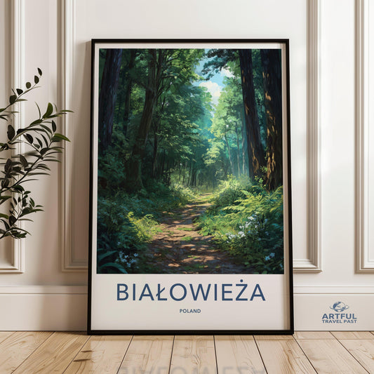Białowieża Poster  - Poland Wall Art