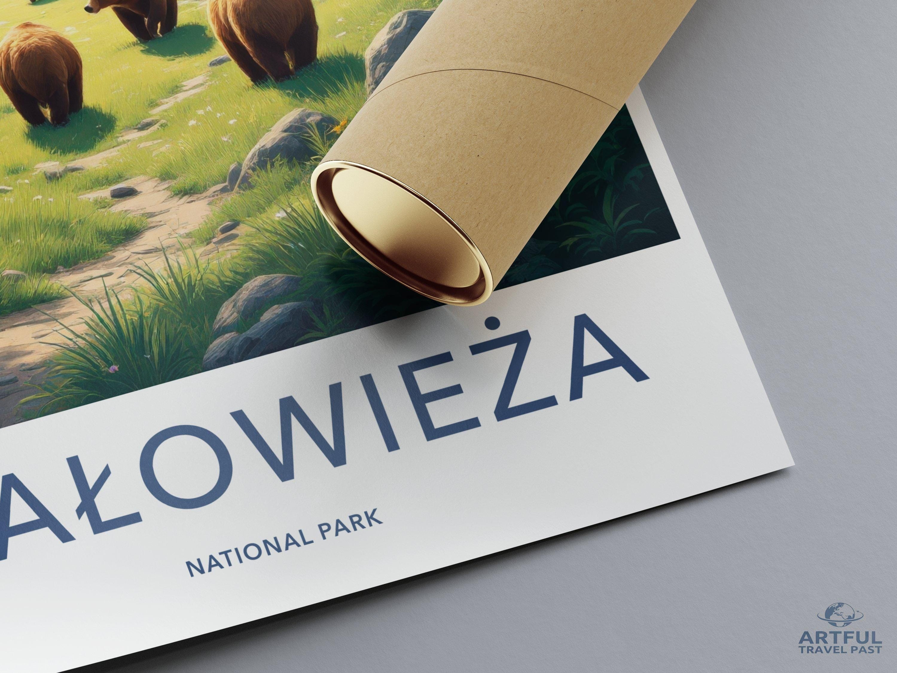 Białowieża Poster - Poland Wall Art