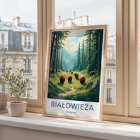 Białowieża Poster - Poland Wall Art