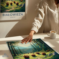 Białowieża Poster - Poland Wall Art