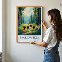 Białowieża Poster - Poland Wall Art