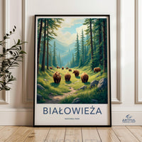 Białowieża Poster - Poland Wall Art
