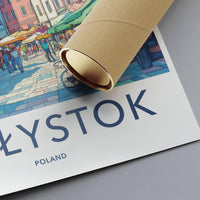 Białystok Poster - Poland Wall Art