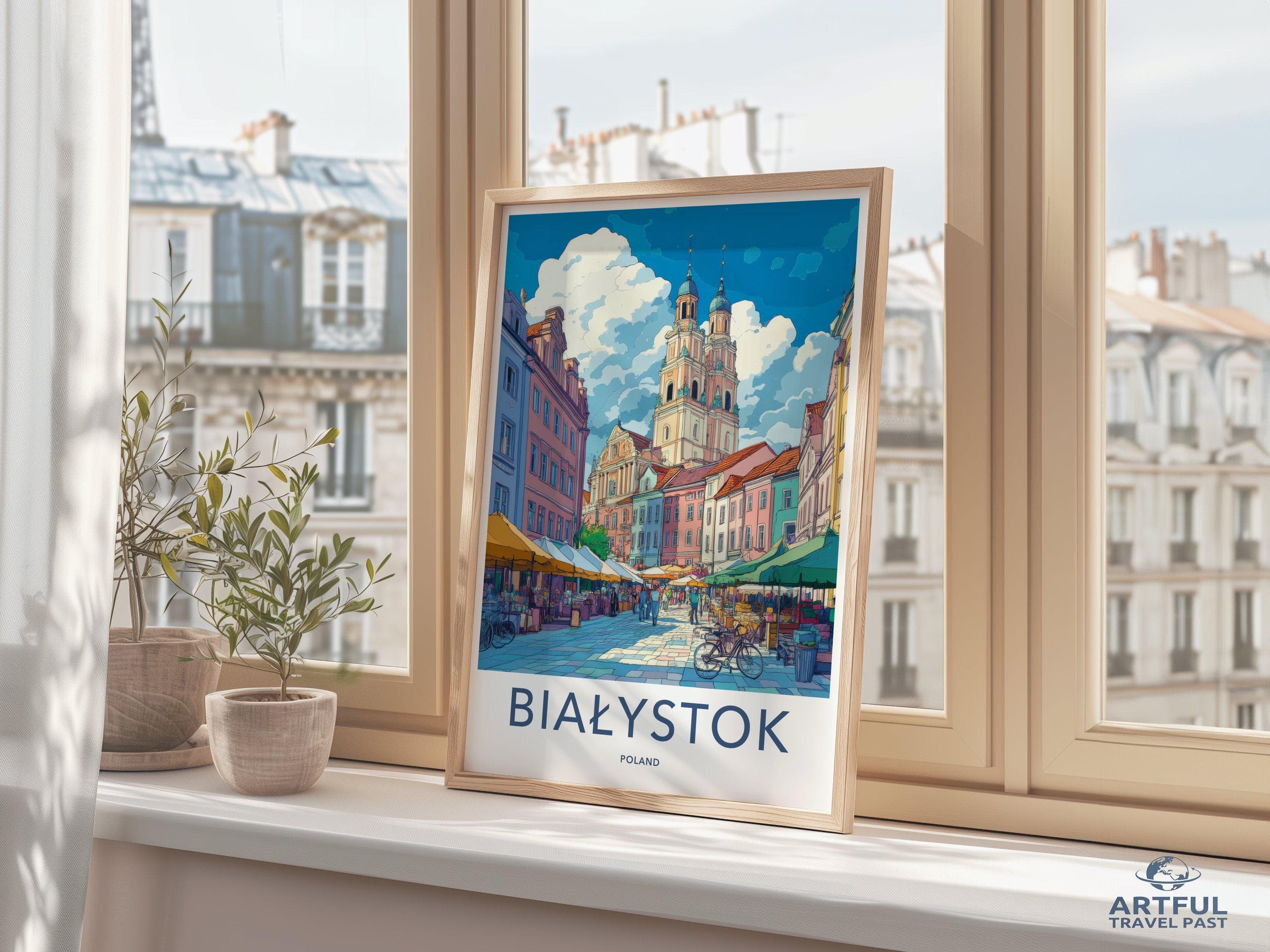 Białystok Poster - Poland Wall Art