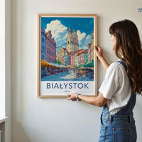 Białystok Poster - Poland Wall Art