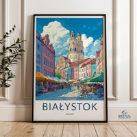 Białystok Poster - Poland Wall Art