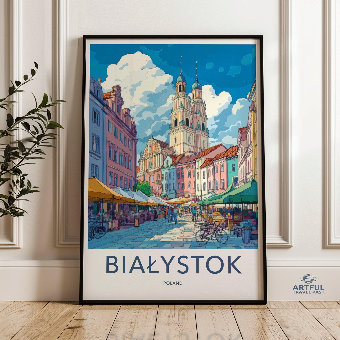 Białystok Poster - Poland Wall Art