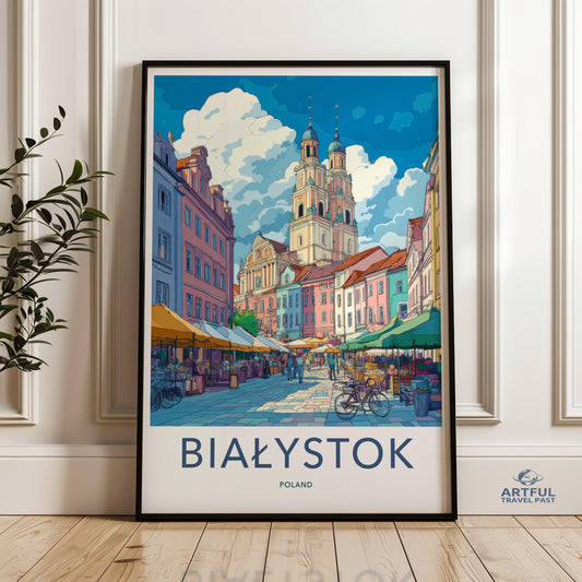 Białystok Poster - Poland Wall Art